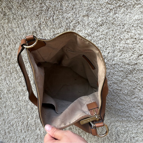 Michael Kors Brown Suede Shoulder Bag - Picture 6 of 6